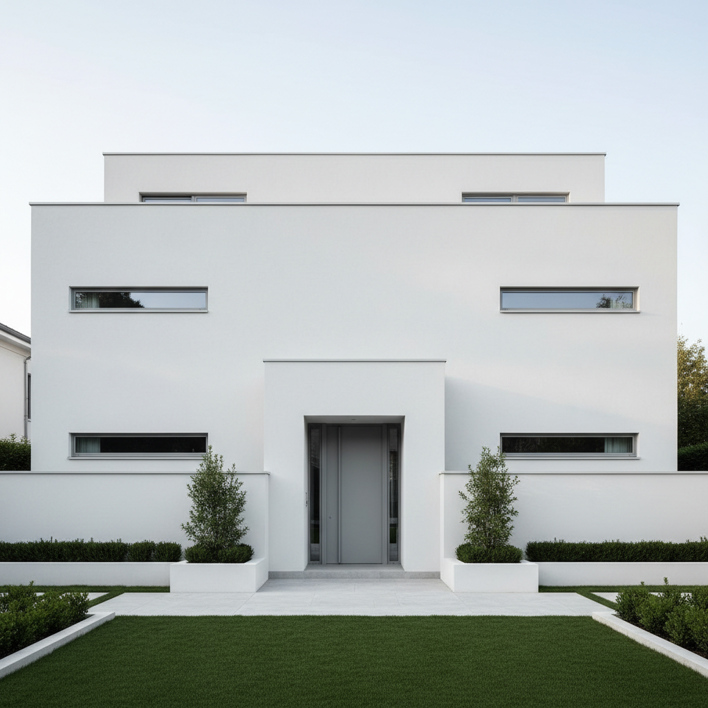 Fachada minimalista