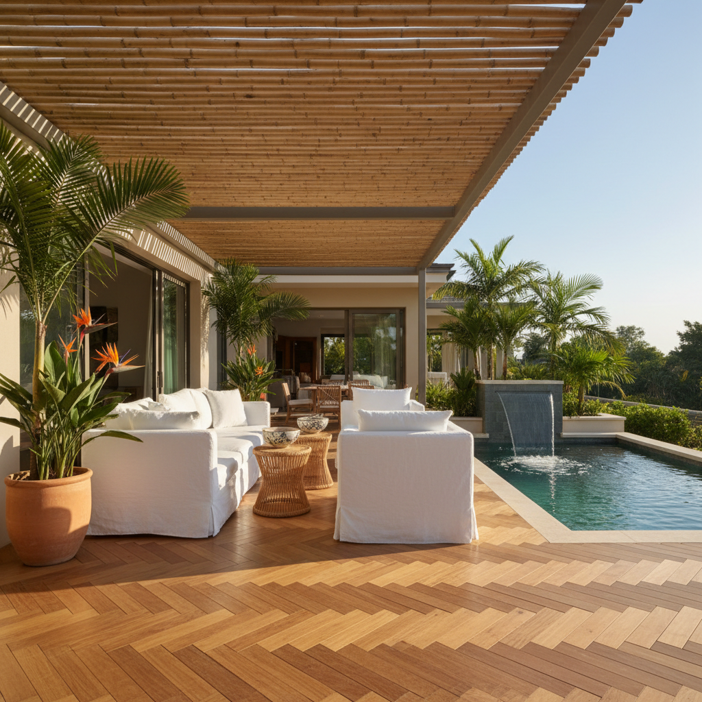 Terraza Tropical realista
